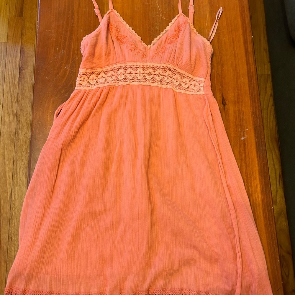 Coral dress